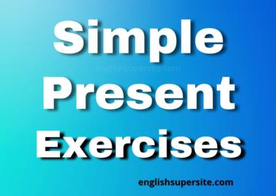 Simple Present – Exercises