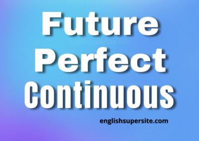 Future Perfect Continuous