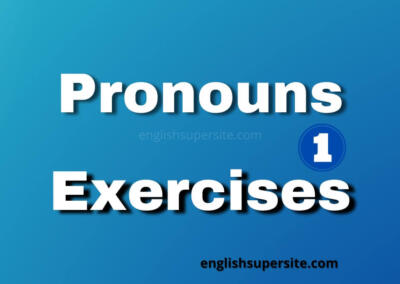 Pronouns – Exercises 1