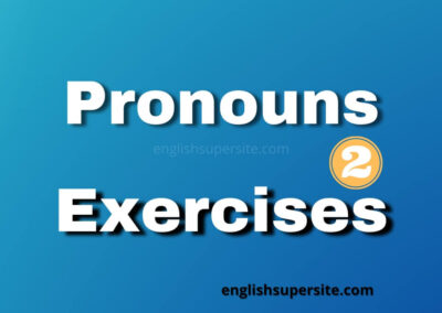 Pronouns – Exercises 2