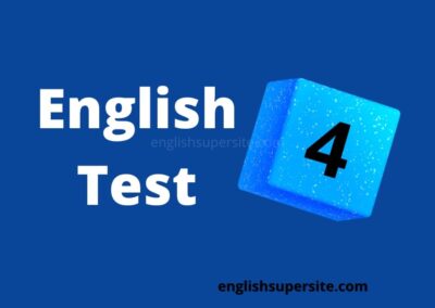 English Test 4