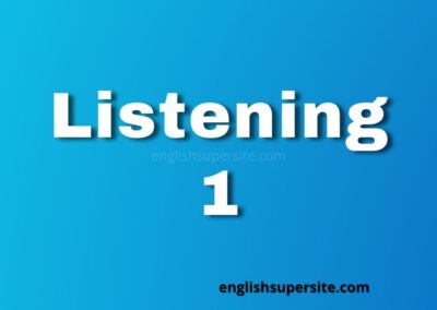 Listening 1