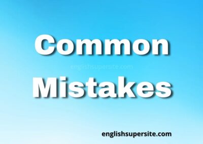 Common Mistakes