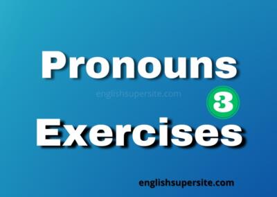 Pronouns – Exercises 3