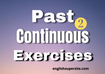 Past Continuous – Exercises 2