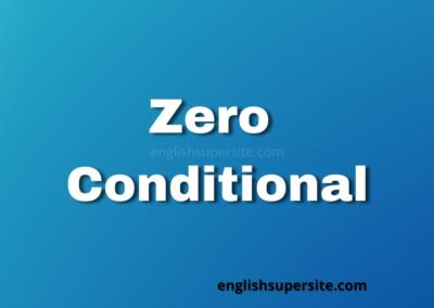 Zero Conditional